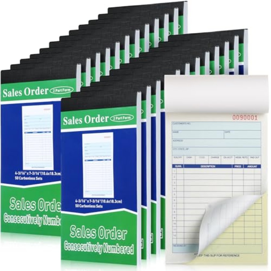 Pads Sales Order Books 2 Part  - Carbon Copy Book avaliação e preço