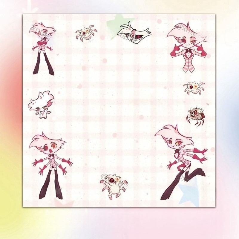 4Pcs Hazbin Hotel Zestial & Al - Stationery Warehouse avaliação e preço