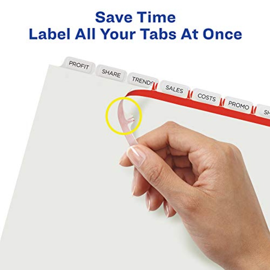 8 Tab Dividers for 3 Ring Bind - Index Tab Divider avaliação e preço