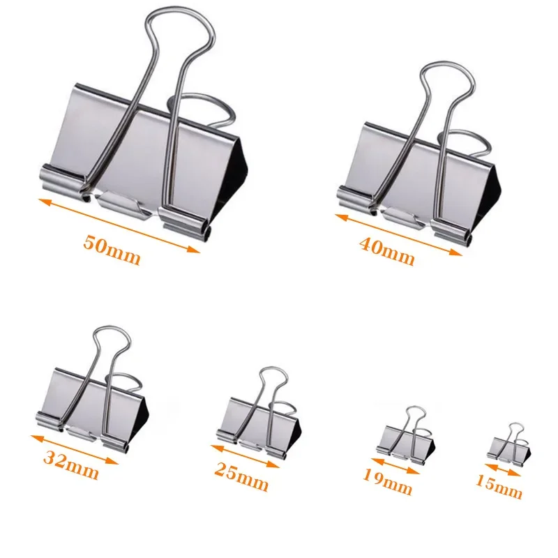 5-30Pcs Binder Clips File Meta - Office Stationery And Supply avaliação e preço