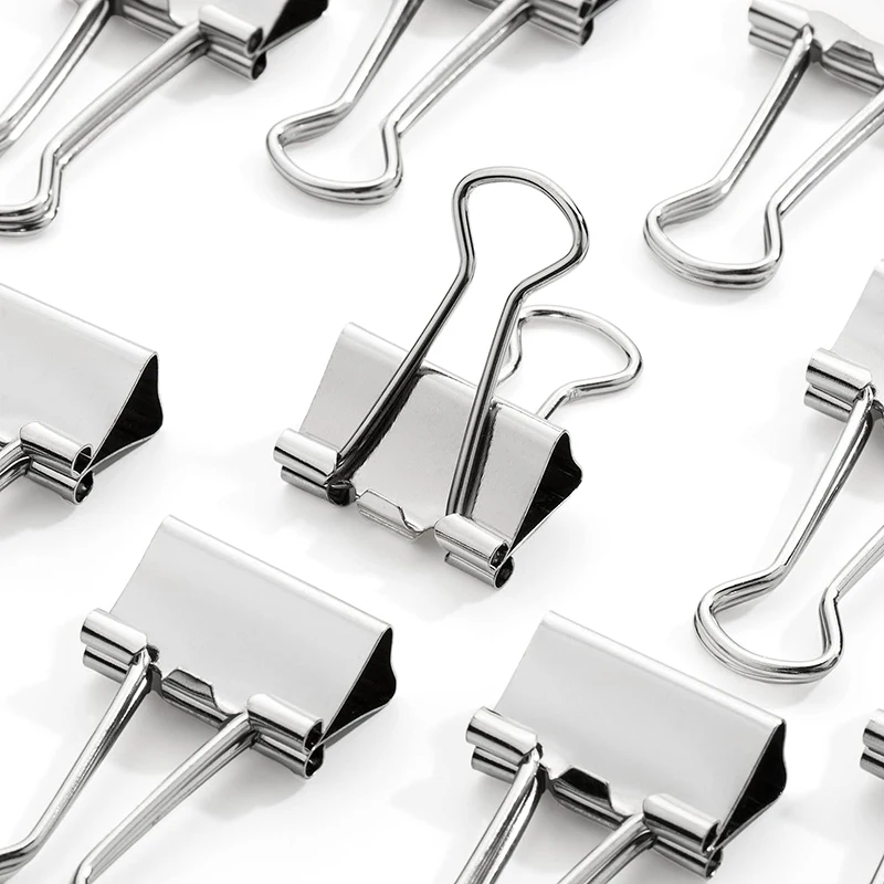 5-30Pcs Binder Clips File Meta - Office Stationery And Supply avaliação e preço
