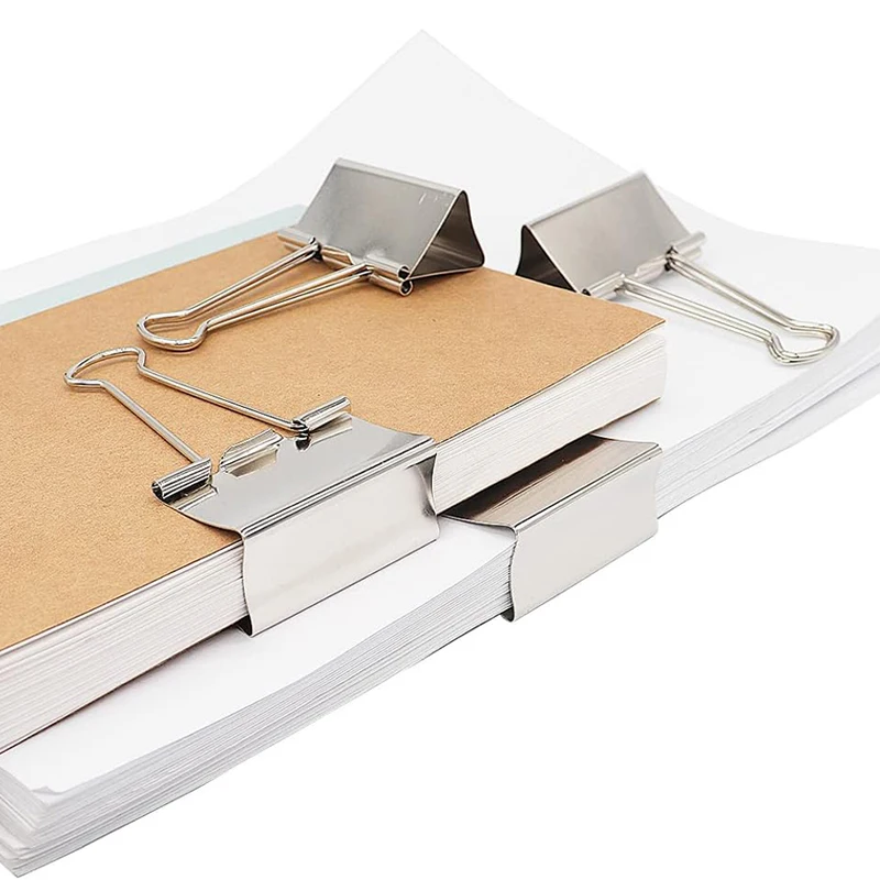 5-30Pcs Binder Clips File Meta - Office Stationery And Supply avaliação e preço