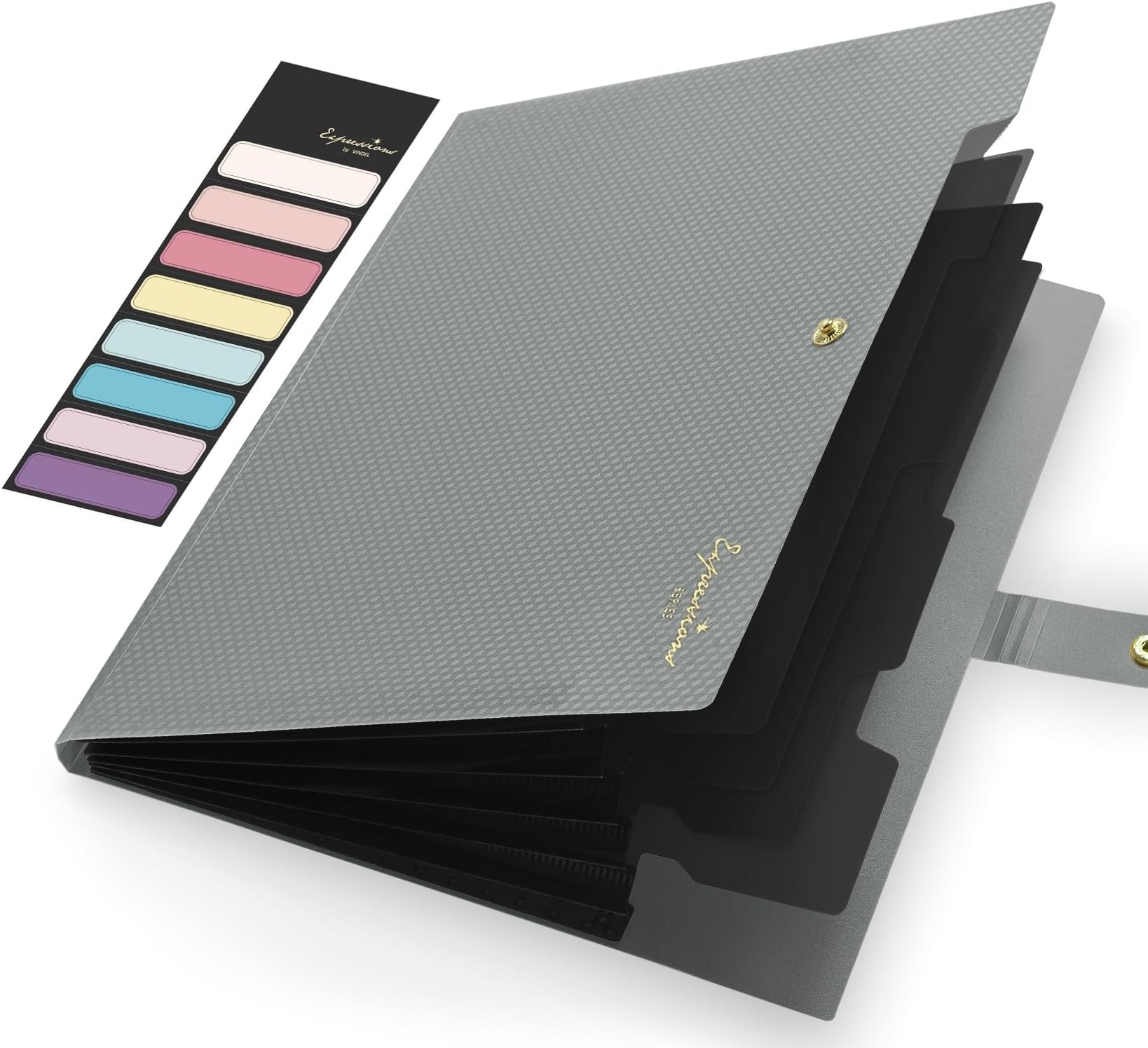 Expanding File Folder,5 Pocket - Portfolio Folder Zip avaliação e preço
