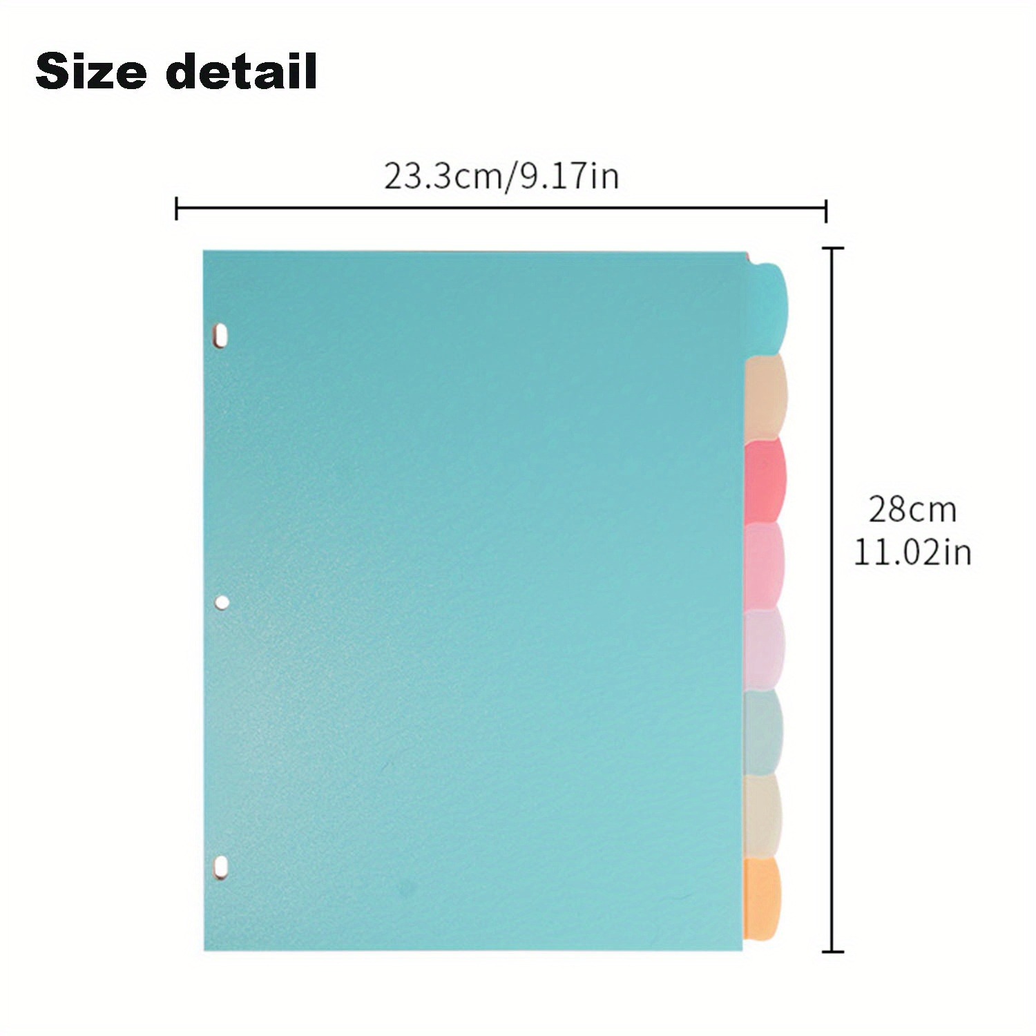 8 Tab Binder Dividers for 3 Ri - Index Tab Divider avaliação e preço
