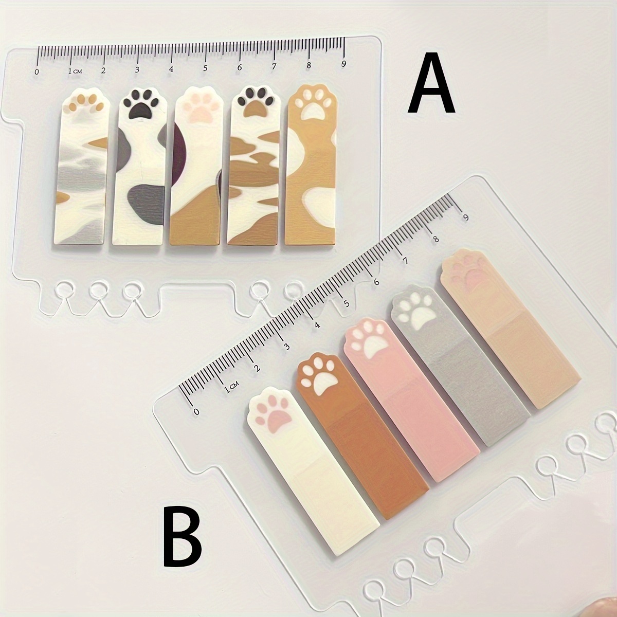Cute Cat Paw PET Index Tabs, T - Index Tab Divider avaliação e preço