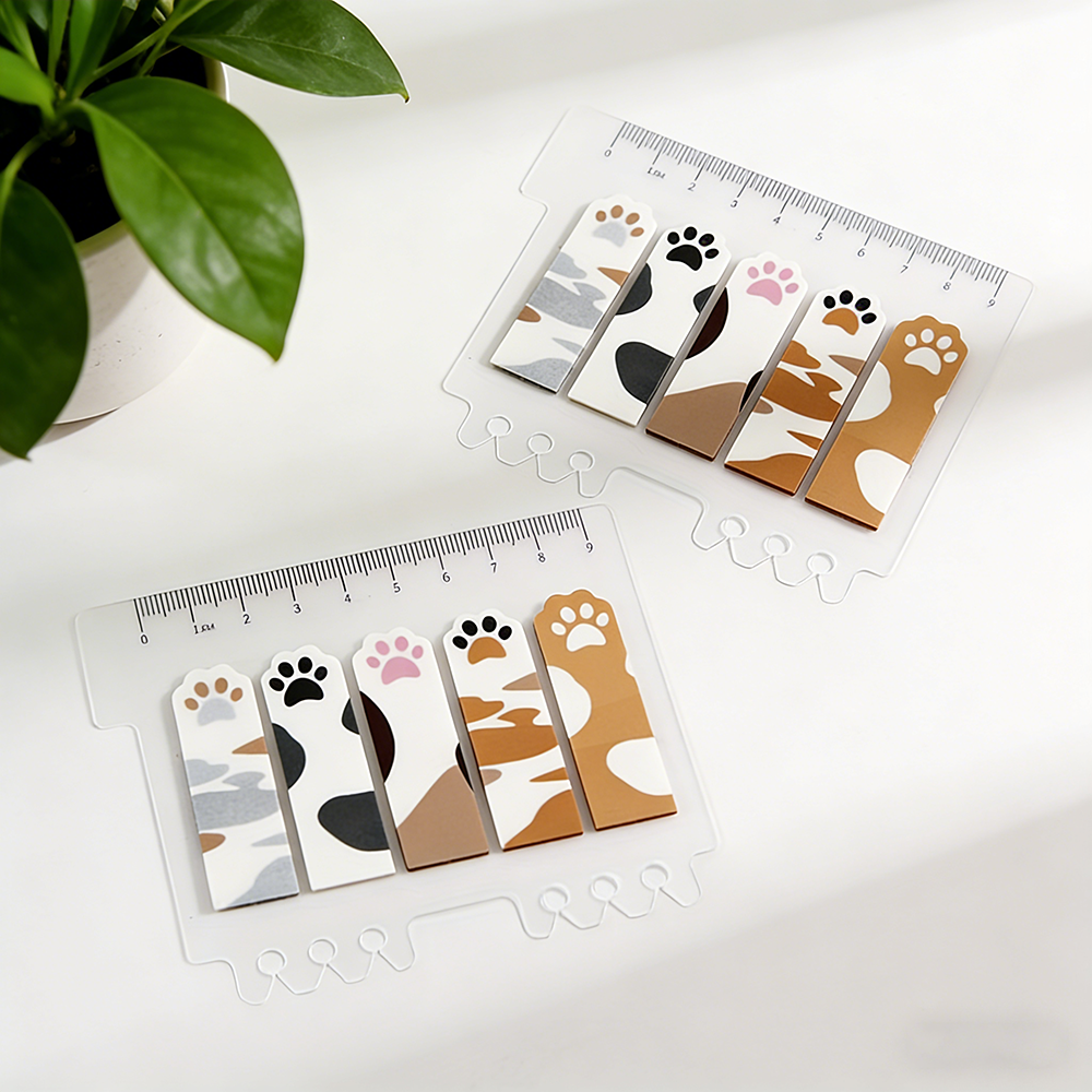 Cute Cat Paw PET Index Tabs, T - Index Tab Divider avaliação e preço