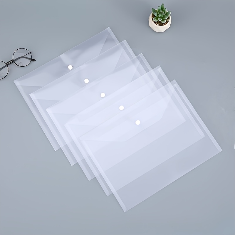 10pcs Transparent A4 Folders C - Office Stationery And Supply avaliação e preço