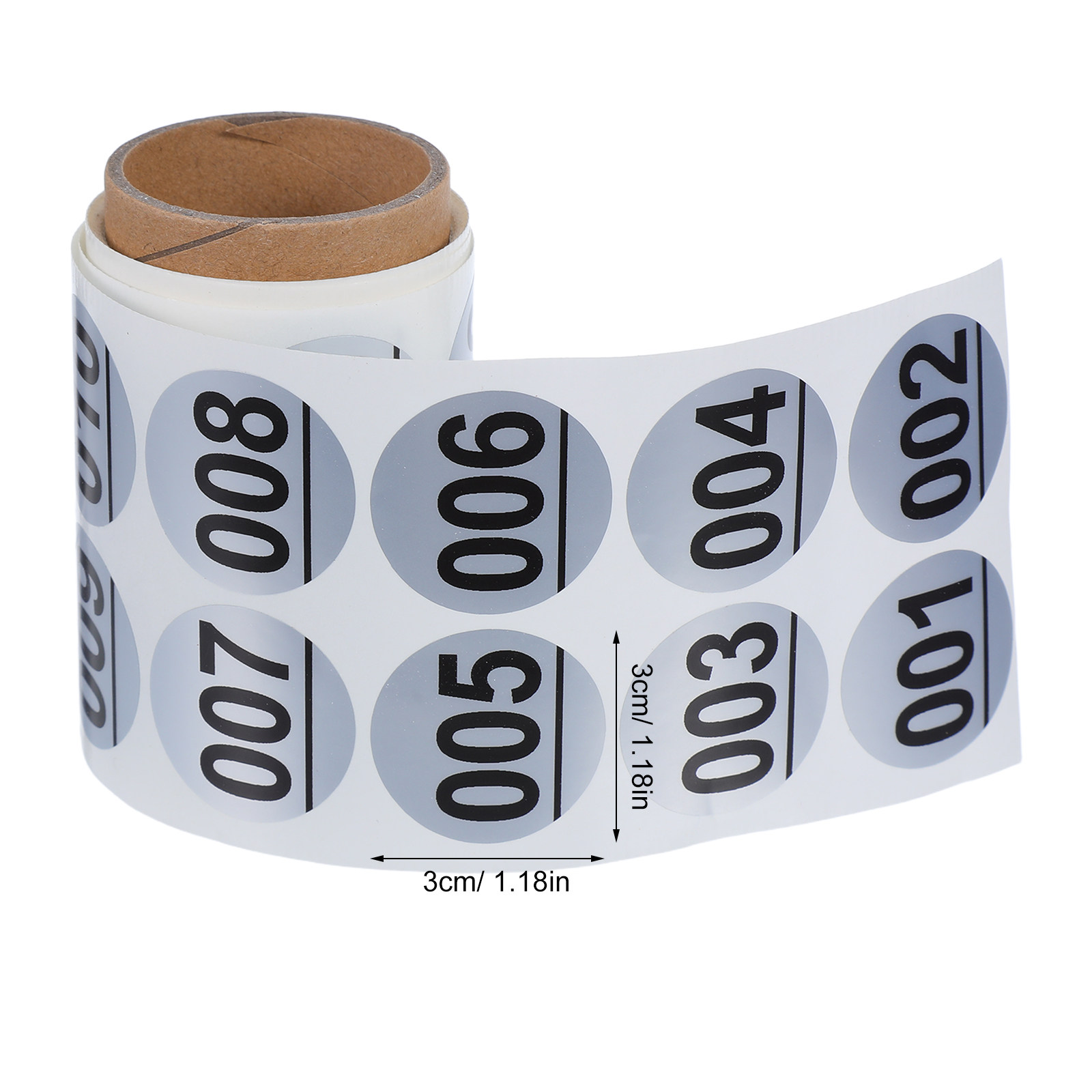 1 Roll Consecutive Number Stic - Sticker Label Roll avaliação e preço