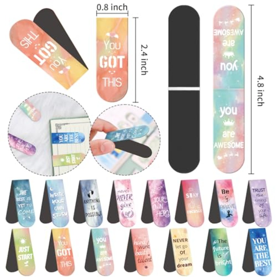 Magnetic Bookmarks - 15PCS Boo - Bookmark Magnetic Clip avaliação e preço