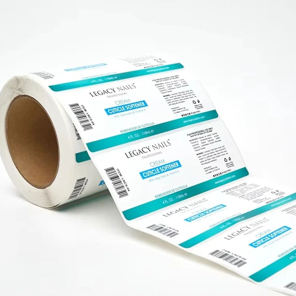 Custom Waterproof Vinyl Label  - Sticker Label Roll avaliação e preço