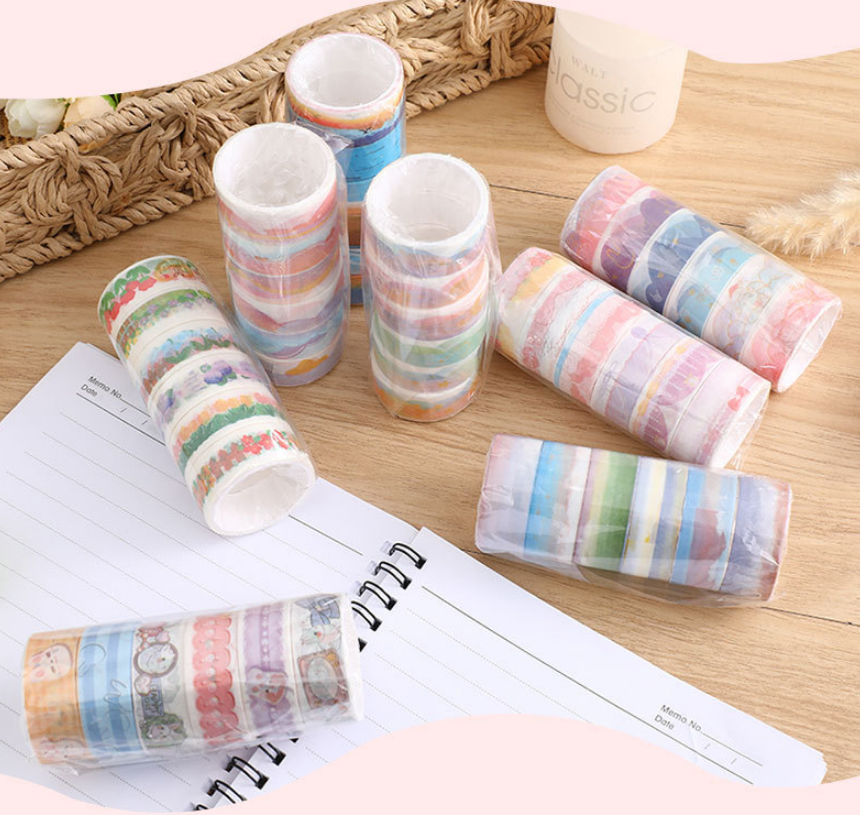 6roll/set Random Color Landsca - Washi Tape Set avaliação e preço