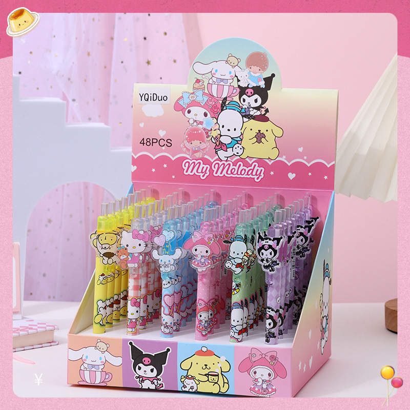 48pcs Gel Pen Kuromi KT My Mel - Stationery Supplier avaliação e preço