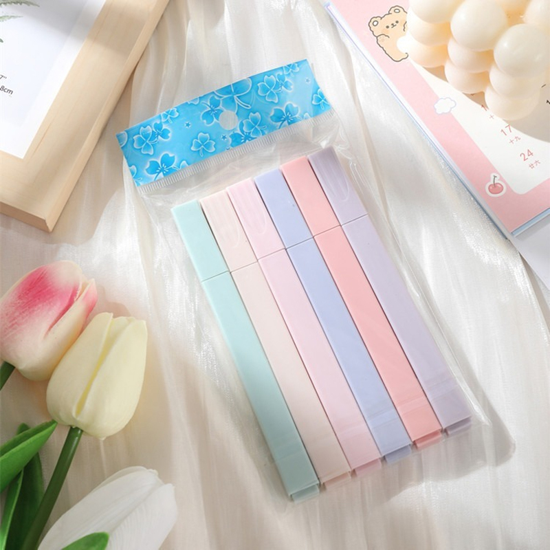 6pcs/set Pastel Color Highligh - Highlighter Set Pastel avaliação e preço
