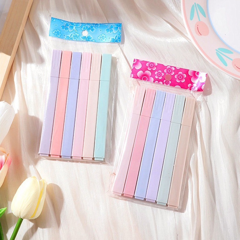 6pcs/set Pastel Color Highligh - Highlighter Set Pastel avaliação e preço