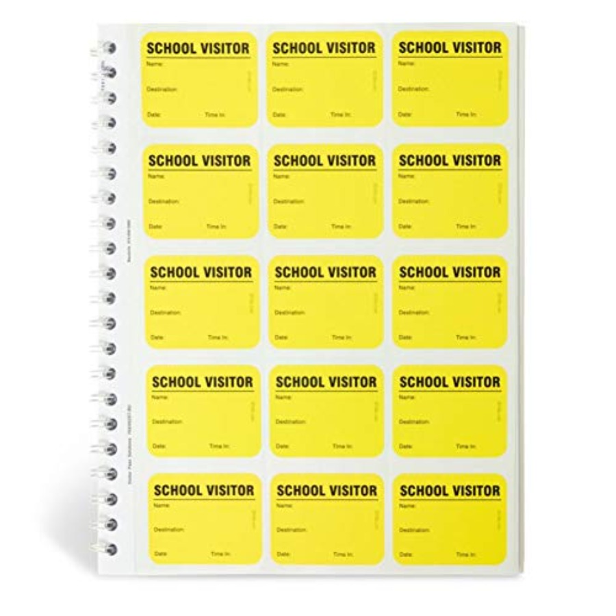 School Visitor Log Book Spiral - Carbon Copy Book avaliação e preço