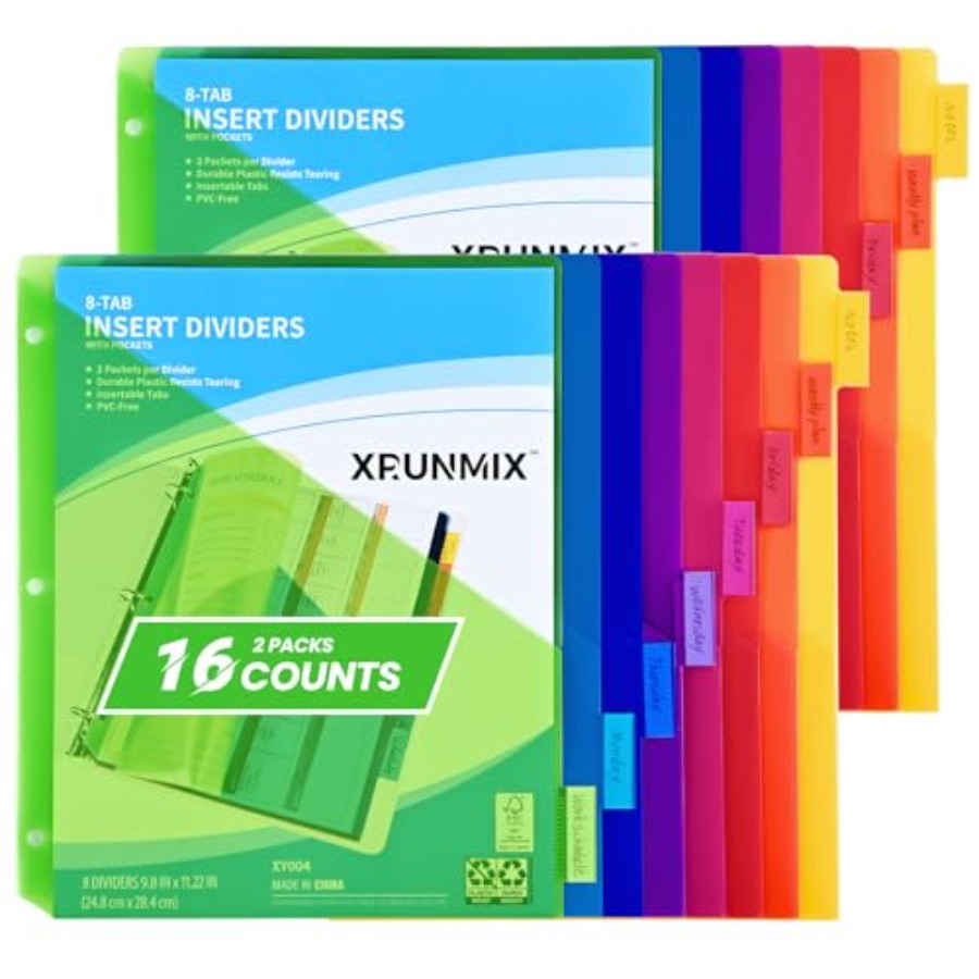 8-Tab Binder Dividers - Index  - Index Tab Divider avaliação e preço