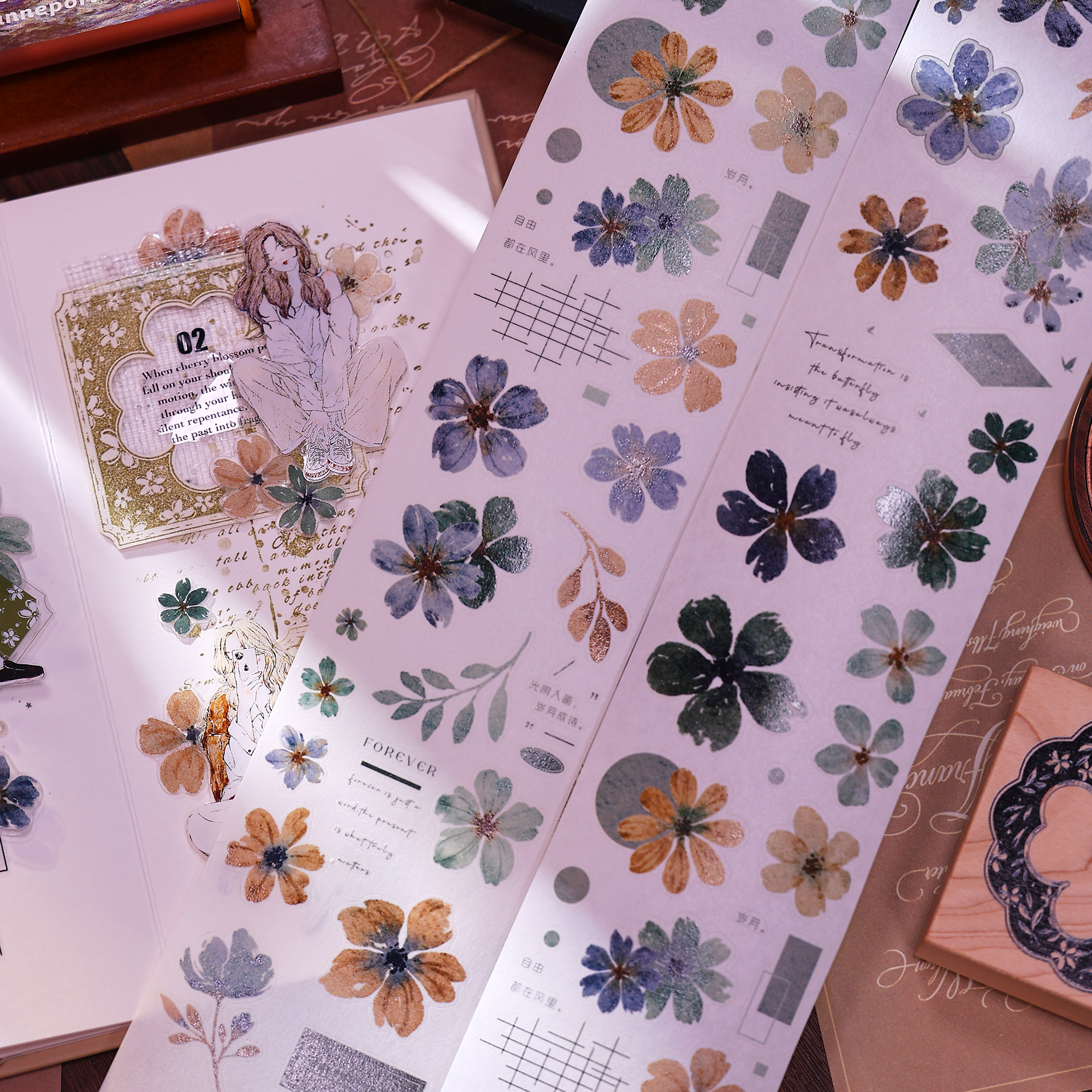 XiaoBaiJia Studio Vintage Yell - Washi Tape Set avaliação e preço