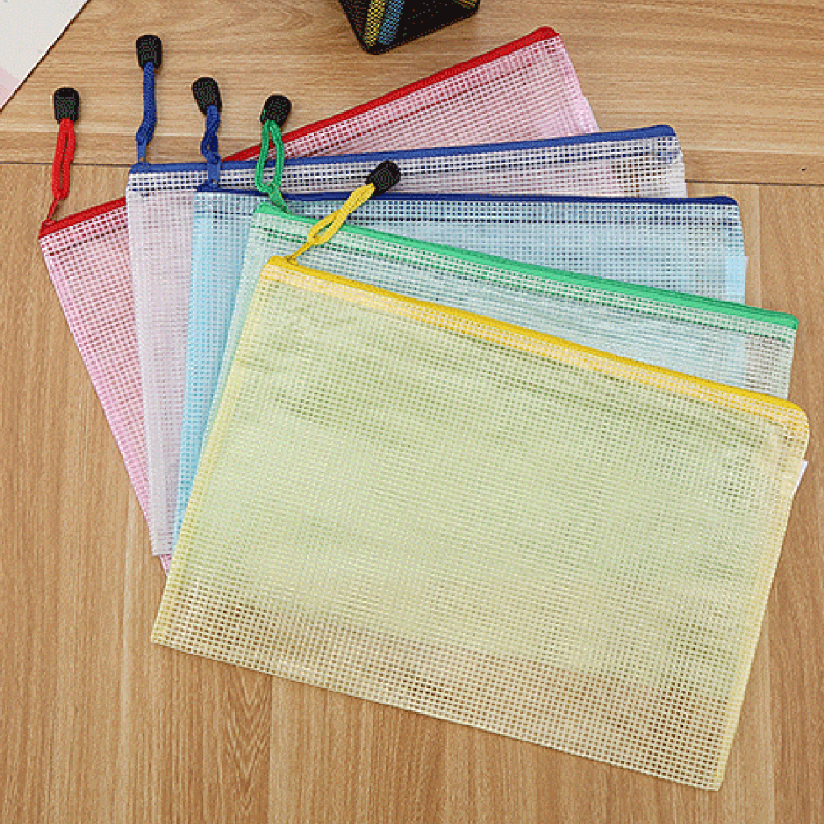 5PCS Stationery Storage Folder - Portfolio Folder Zip avaliação e preço