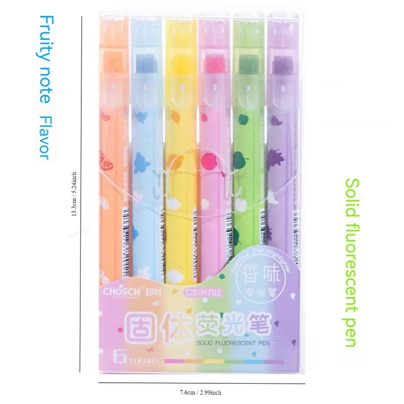 6 Colors/set Pastel Gel Highli - Highlighter Set Pastel avaliação e preço